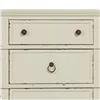 Nightstand White Fir wood DMF 51 x 32 x 66 cm