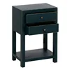 Nightstand ORIENT Blue Fir wood MDF Wood 45 x 30 x 66 cm