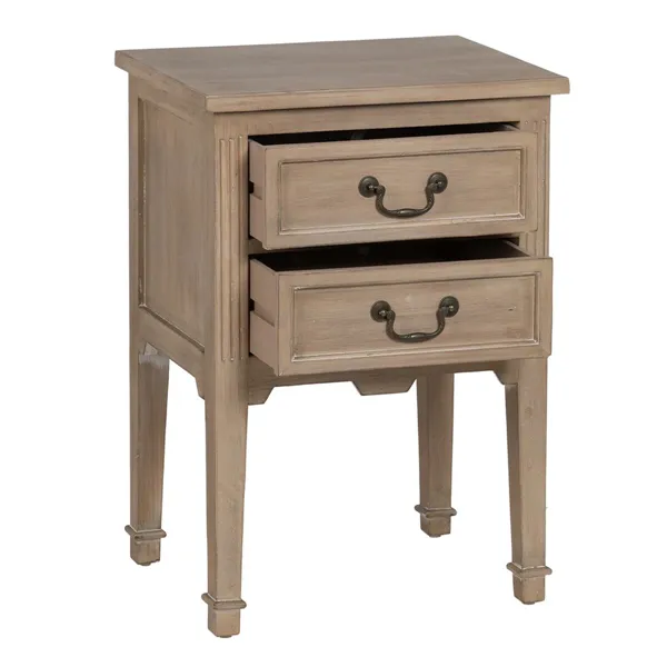 Nightstand Natural Fir wood DMF 50 x 38 x 72 cm