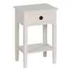 Nightstand White 40 x 30 x 61 cm