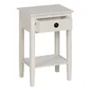 Nightstand White 40 x 30 x 61 cm