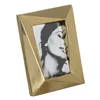 Photo frame Golden Stainless steel Crystal 17,5 x 22,5 cm