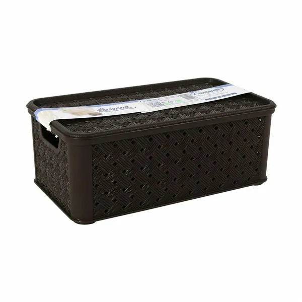 Storage Box with Lid Tontarelli Arianna 29,5 x 16,5 x 11 cm (8 Units)