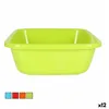 Washing-up Bowl Dem Colors 20 L 44 x 44 x 16,5 cm (12 Units)