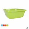 Washing-up Bowl Dem Colors 15 L 38 x 38 x 15 cm (12 Units)