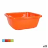 Washing-up Bowl Dem Colors 10 L 34 x 34 x 13,5 cm (12 Units)