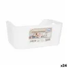 Multi-purpose basket Confortime White 24 x 16,5 x 10 cm (24 Units)