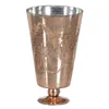 Decorative Flower Wineglass Copper 18 x 18 x 31 cm