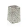 Toothbrush Holder Versa Grey Ceramic Plastic 7 x 10 x 7 cm