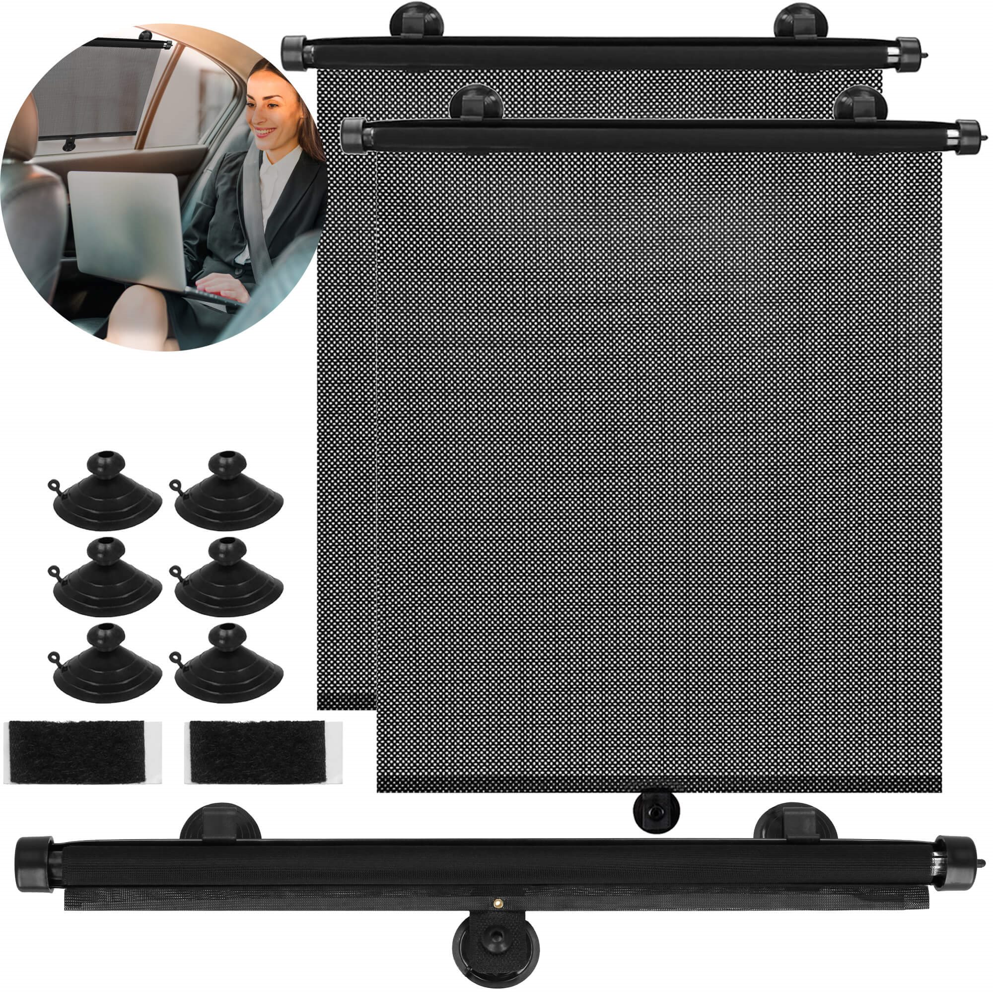 Sun visor for car Springos CA0957 2 pcs. | Buy online — Megaluks
