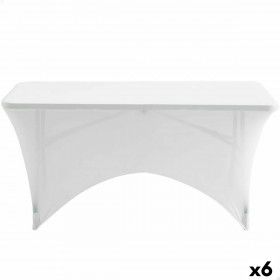 Play mat Aktive Table White Accessories Cars Road 122 x 76 x 61 cm (6 Units)