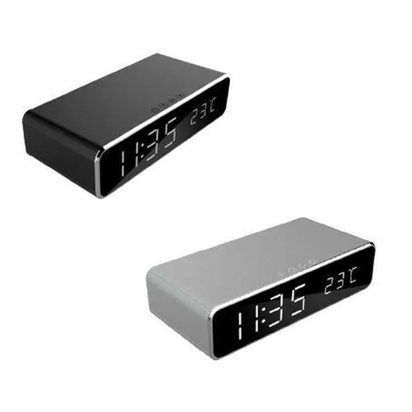 Alarm Clock GEMBIRD DAC-WPC-01-S Silver Yes