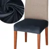 Chair seat cover Springos HA5268 velour elastic universal dark gray