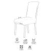Chair seat cover Springos HA5268 velour elastic universal dark gray