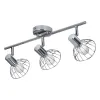 Ceiling Light Activejet AJE-GIZEL 3P Silver Metal 40 W