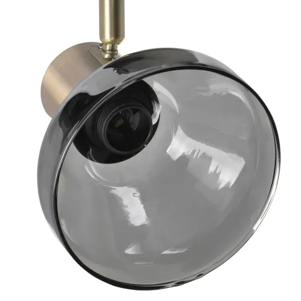 Ceiling Light Activejet AJE-LISA 3P Black Golden Metal 40 W