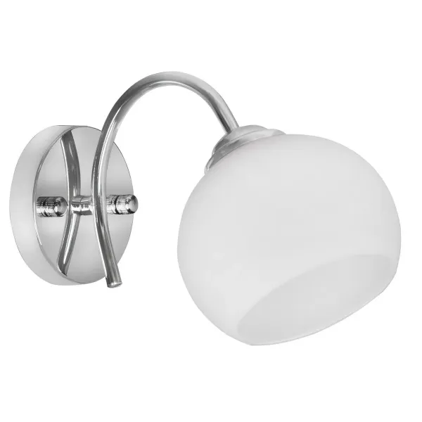 Wall Light Activejet AJE-IRMA 1P White Silver Metal 40 W 13 x 17,5 x 24,5 cm (1 Piece)