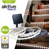 Strip of lights Aktive LED White Garden 3 m (6 Units)