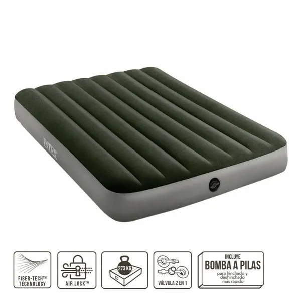 Inflatable Mattress Intex Full Dura-Beam Prestige 137 x 25 x 191 cm 3 Units