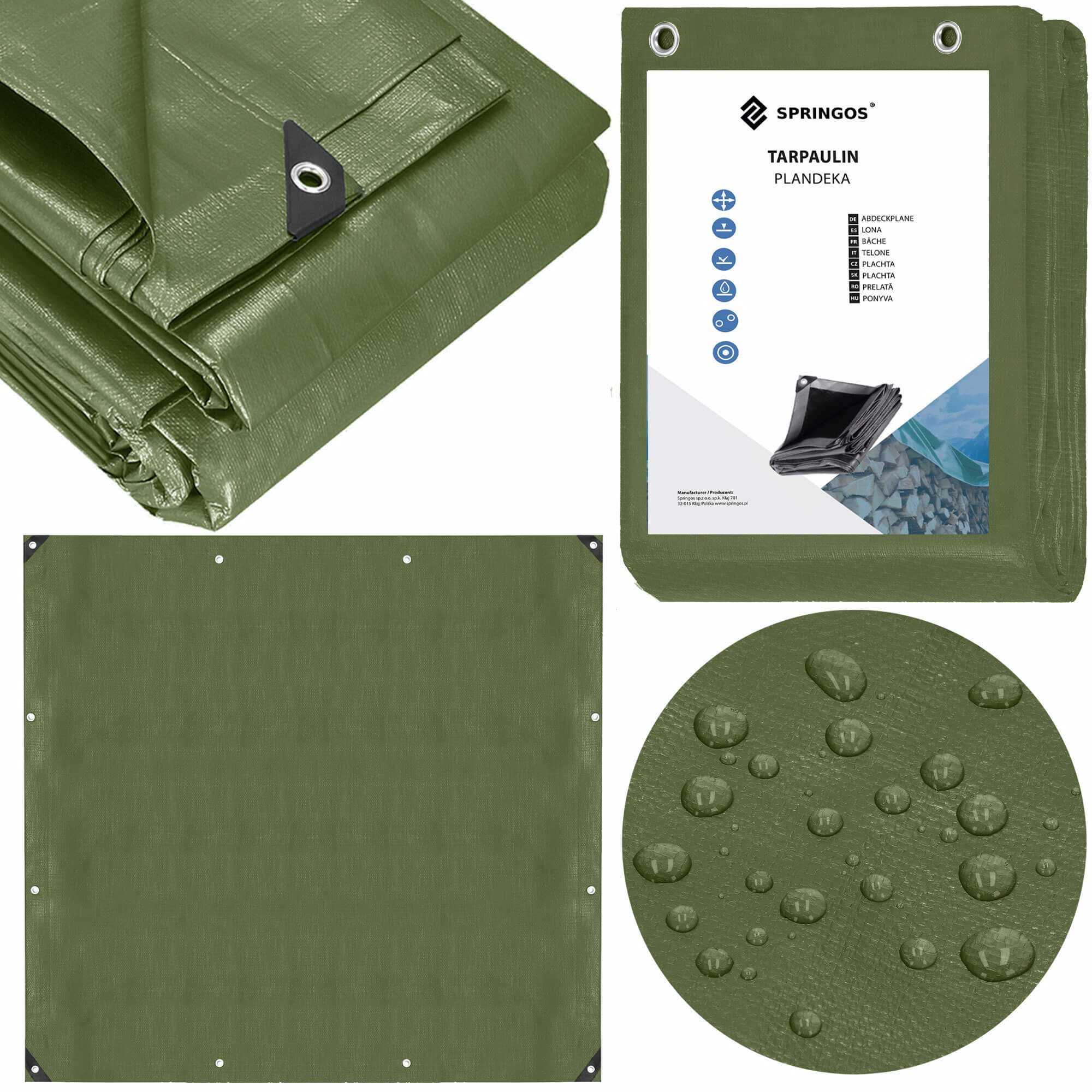 Brezentas Springos GA2135 3x3m 120g/m2 | Pirkti internetu — Megaluks