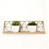 Shelves Vinthera Moa Steel Golden 40 x 12 x 12 cm (8 Units)