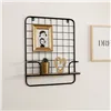 Shelves Vinthera Moa Steel Black Metal 42,5 x 12 x 56 cm (8 Units)