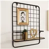 Shelves Vinthera Moa Steel Black Metal 42,5 x 12 x 56 cm (8 Units)