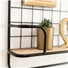 Shelves Vinthera Moa Steel Black Metal 42,5 x 12 x 56 cm (8 Units)