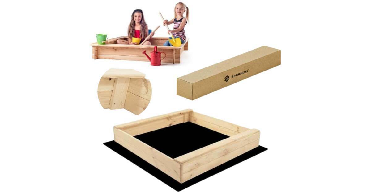 Smilšu kaste Springos SB120E 120x120 | Pirkt tiešsaistē — Megaluks