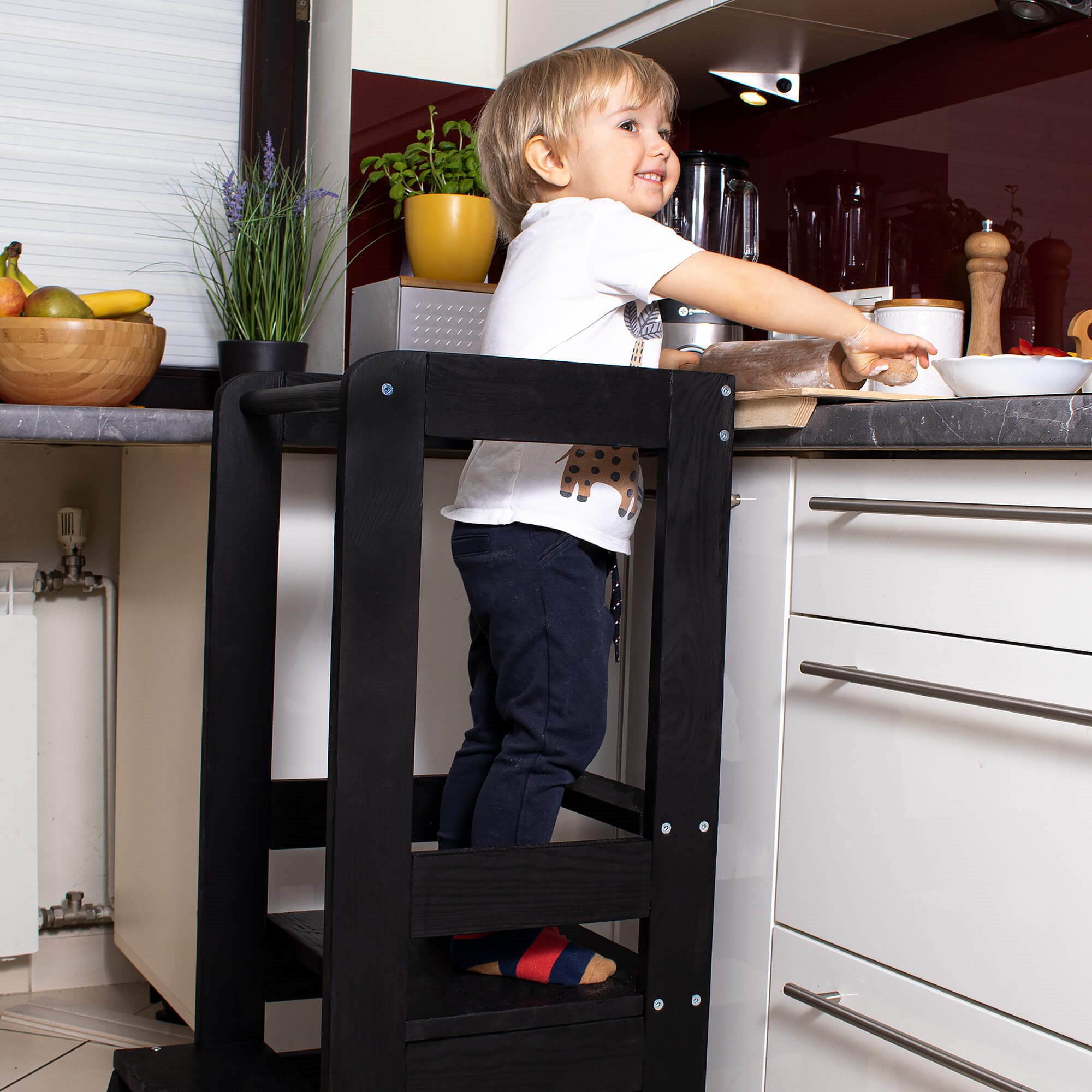 Platform for children Springos KCH01 BLACK 90cm | Buy online — Megaluks