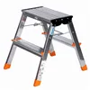 2-step folding ladder Krause 130020 Silver Aluminium