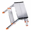 2-step folding ladder Krause 130020 Silver Aluminium