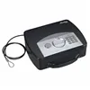 Portable Safe Box with Security Cable Master Lock Black Steel