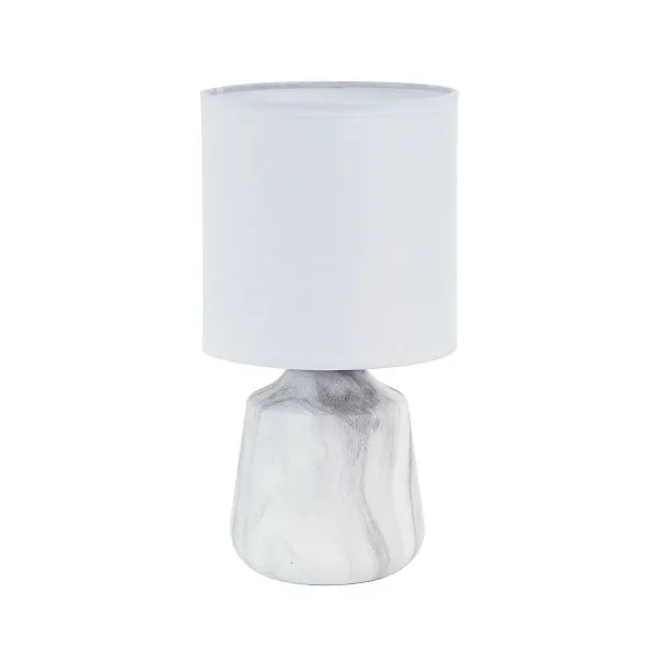 Desk lamp Versa White Ceramic 24,5 x 12,5 x 24,5 cm