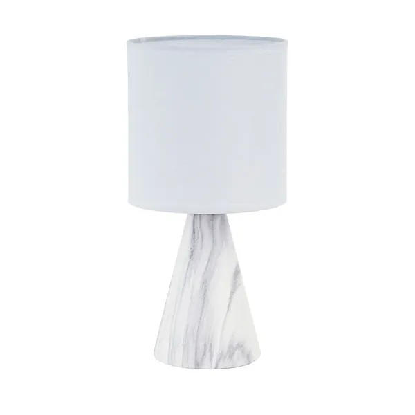 Desk lamp Versa White Ceramic 12,5 x 24,5 x 12,5 cm