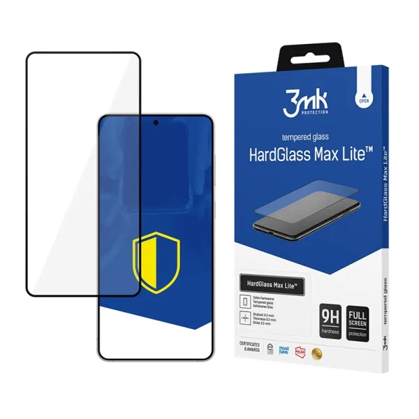 3mk HardGlass Max Lite - Tempered Glass for Samsung Galaxy S25 Edge
