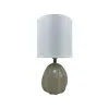 Desk lamp Versa Mery 25 W Beige Ceramic 14 x 27 x 11 cm