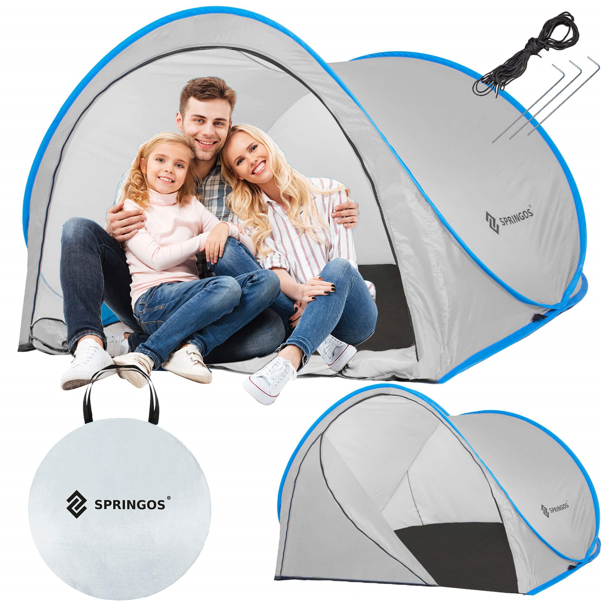 Pop up telk Springos PT014 200 x 120cm | Osta veebist — Megaluks