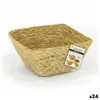 Multi-purpose basket Privilege Seagrass Squared 12 x 12 x 7 cm (24 Units)