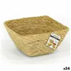 Multi-purpose basket Privilege Seagrass Squared 16 x 16 x 8 cm (24 Units)