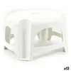 Stool Dem Sabin White 33 x 28 x 18 cm (12 Units)