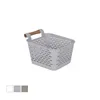 Multi-purpose basket Confortime Plastic With handles Wood 13 x 11 x 8 cm (36 Units)