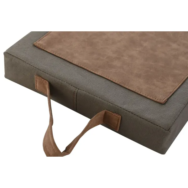 Floor cushion Home ESPRIT Brown Cotton Polyester 40 x 25 x 4 cm