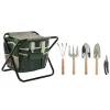 Garden tool kit Home ESPRIT 7 Pieces Black Green Silver 40 x 28 x 35 cm