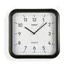 Wall Clock Versa Black Plastic Quartz 3,5 x 28,5 x 29,5 cm