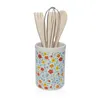 Pot for Kitchen Utensils Versa Flandes Ceramic Dolomite 10 x 15 x 10 cm