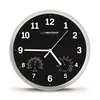 Wall Clock Esperanza EHC016K Black Glass Plastic 25 cm