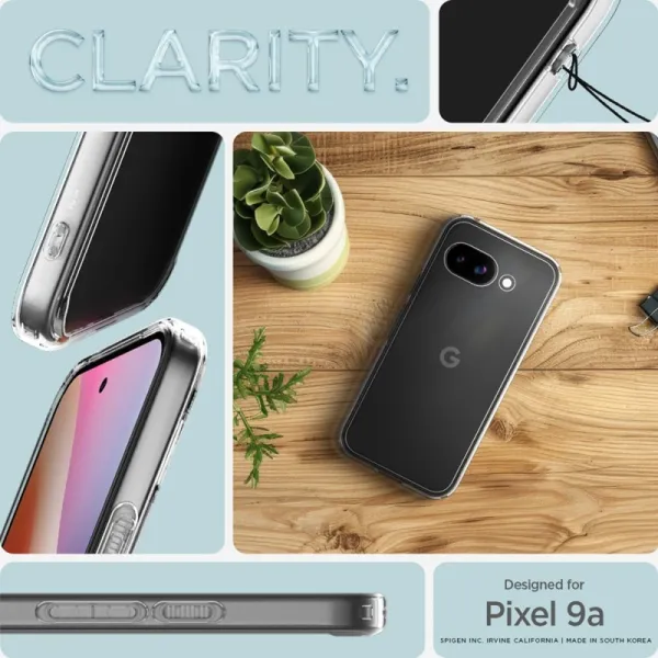 Spigen Ultra Hybrid - Case for Google Pixel 9a (Crystal Clear)