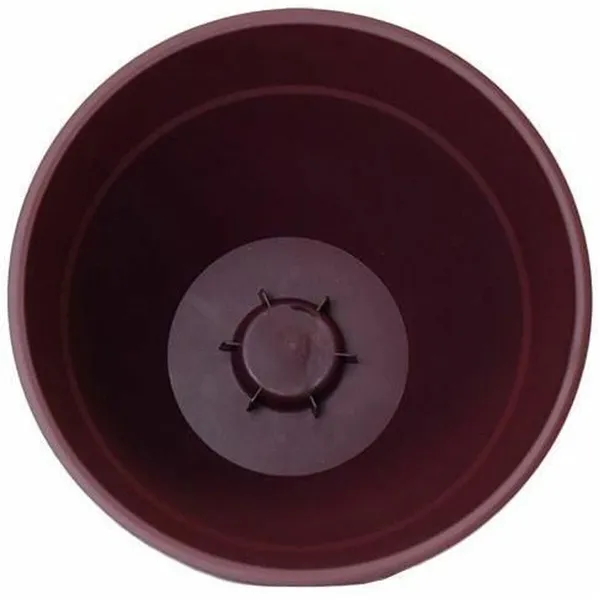 Plant pot EDA Dark Red Ø 41 cm Plastic Circular Modern