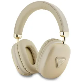 Guess Metallic Triangle Logo - Wireless Over-Ear Headphones Bluetooth V5.3 (gold)